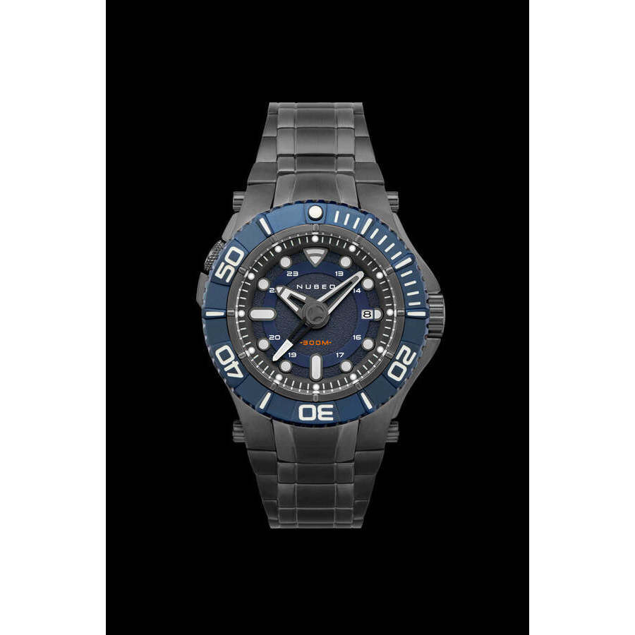 Nubeo Manta Midsize Blue Dial Mens Watch NB-6059-22