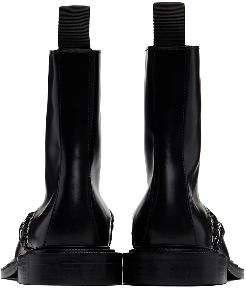 Toga Virilis Black Leather Boots