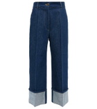 Patou Mid-rise wide-leg jeans