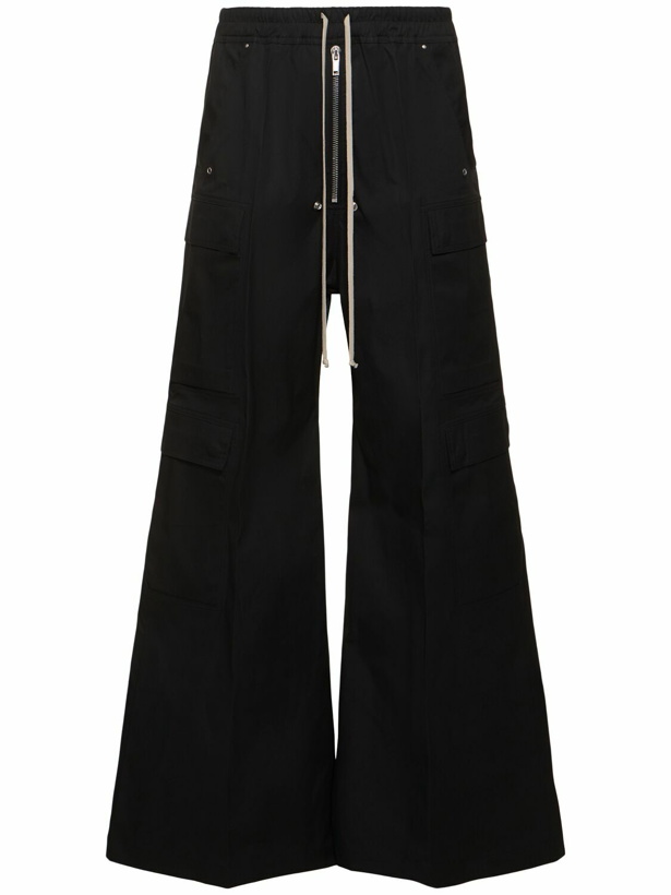 Photo: RICK OWENS Cargobelas Cargo Stretch Cotton Pants