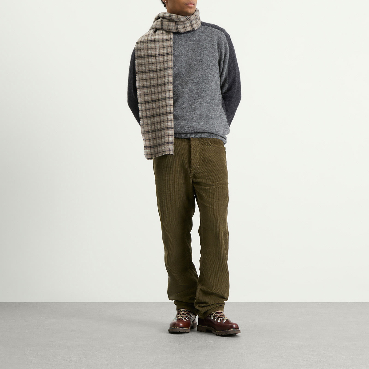 Foret Men's Heath Corduroy Jeans in Stone