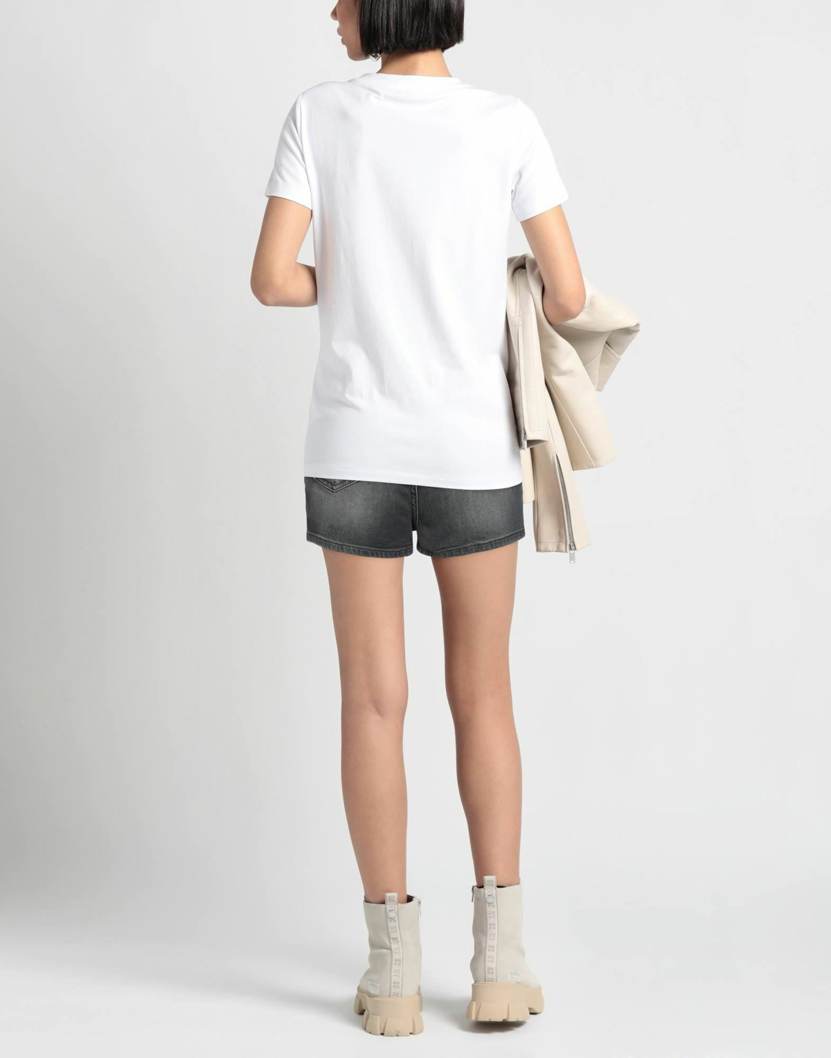 Versace Jeans Couture Womens Denim shorts Camel