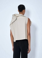Issey Miyake Asymmetric Zip Detail Top