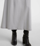 Lemaire Belted cotton jersey maxi dress
