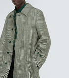 Burberry Checked silk and cotton-blend car coat