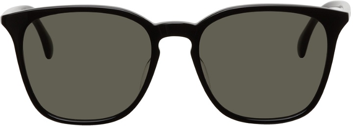 Photo: Gucci Black Square Cat-Eye Sunglasses
