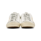 Golden Goose White and Yellow Superstar Sneakers