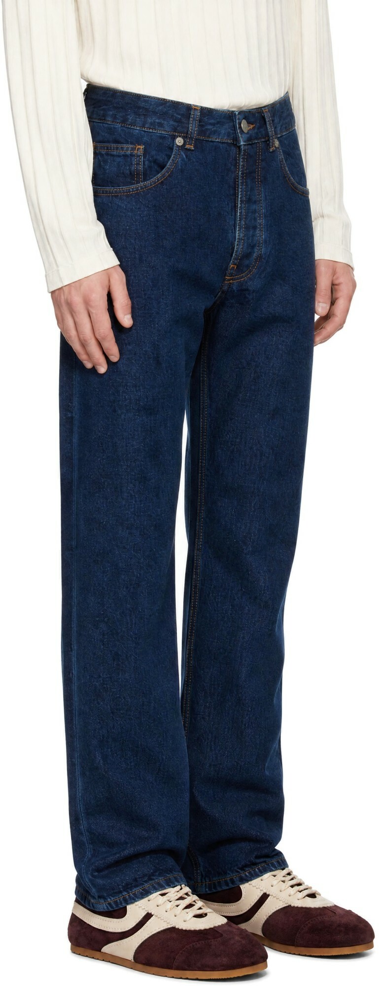 ANOTHER ASPECT Navy Another 1.0 Jeans