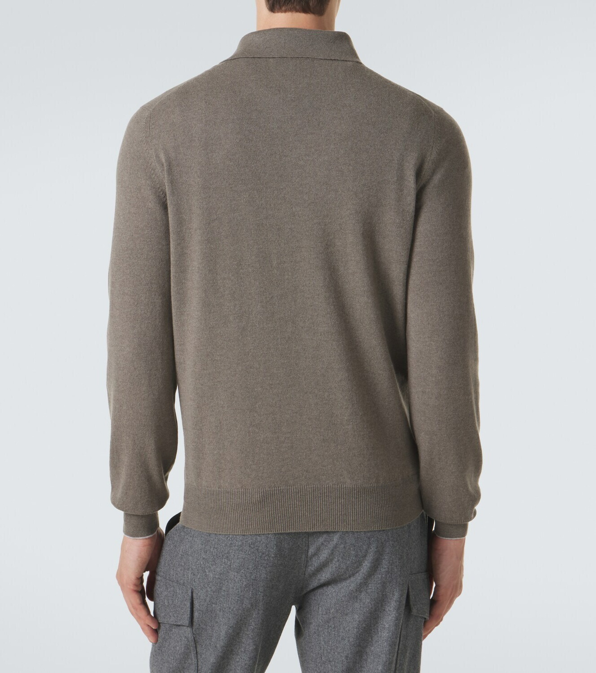 Brunello Cucinelli Cashmere polo sweater