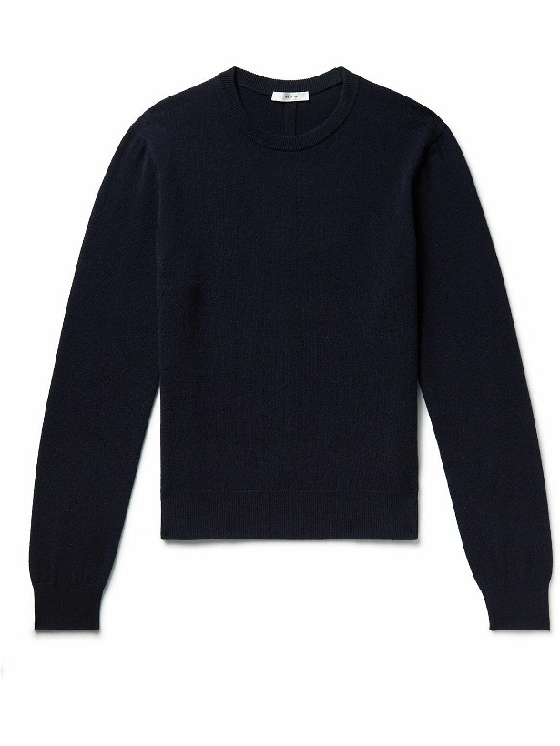 Photo: The Row - Benji Cashmere Sweater - Blue
