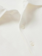De Petrillo - Cotton-Piqué Polo Shirt - White