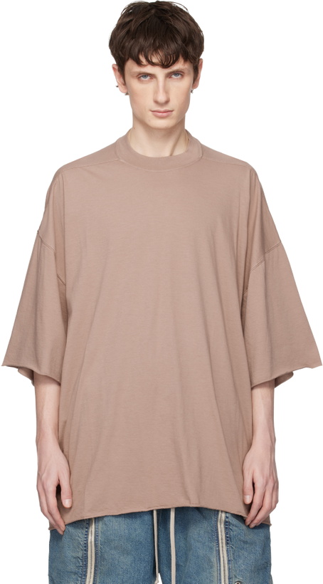 Photo: Rick Owens DRKSHDW Taupe Temple Tommy T-shirt