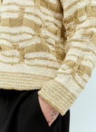 Bottega Veneta Distorted Stripe Knit Sweater