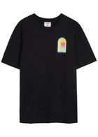 Casablanca L'arche Printed Cotton T-shirt Black
