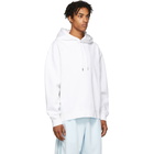 Acne Studios White Yala Hoodie