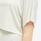 Joah Brown Women's Slouchy Crop T-Shirt in Chalk