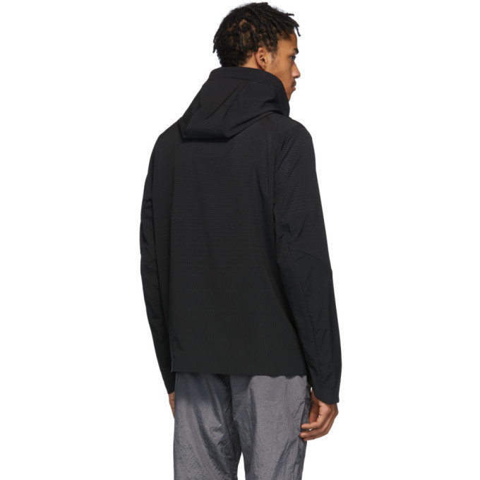 Descente Allterrain Black Schematech Air Hooded Jacket Descente