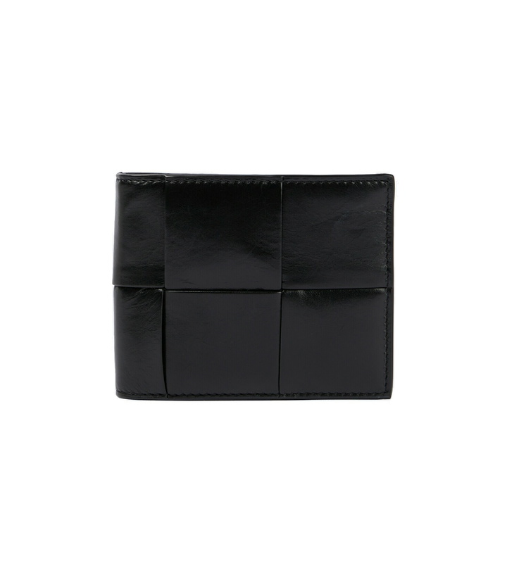 Photo: Bottega Veneta - Intreccio leather wallet