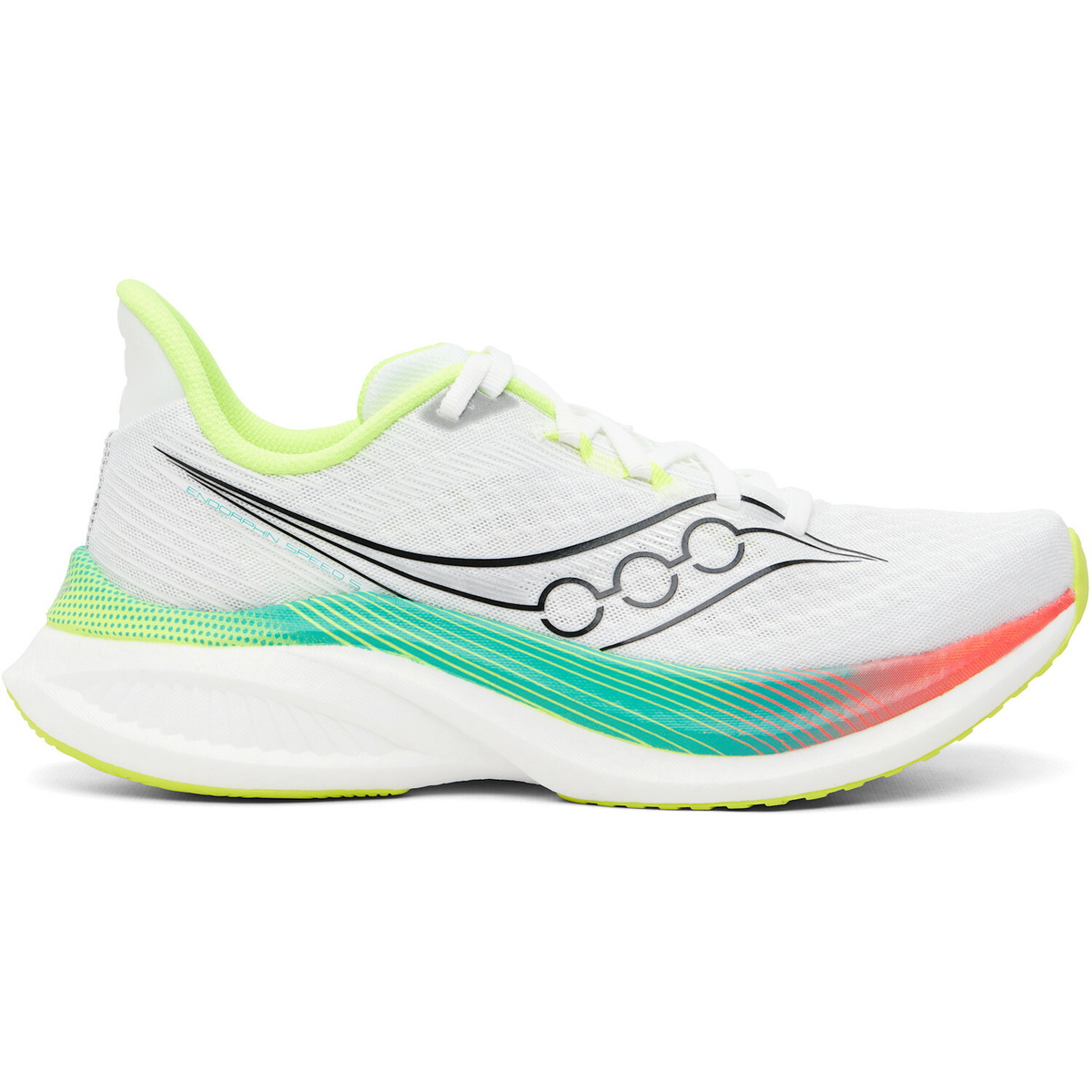 Saucony White Endorphin Speed 5 Sneakers