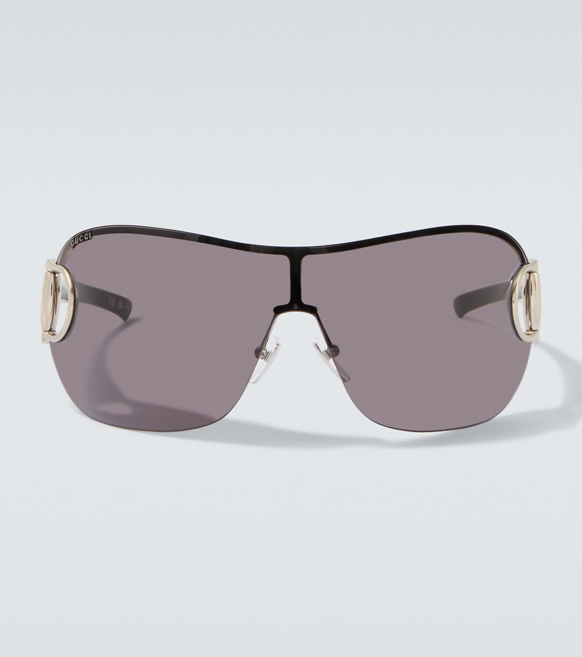 Gucci Sign shield sunglasses