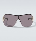 Gucci Sign shield sunglasses