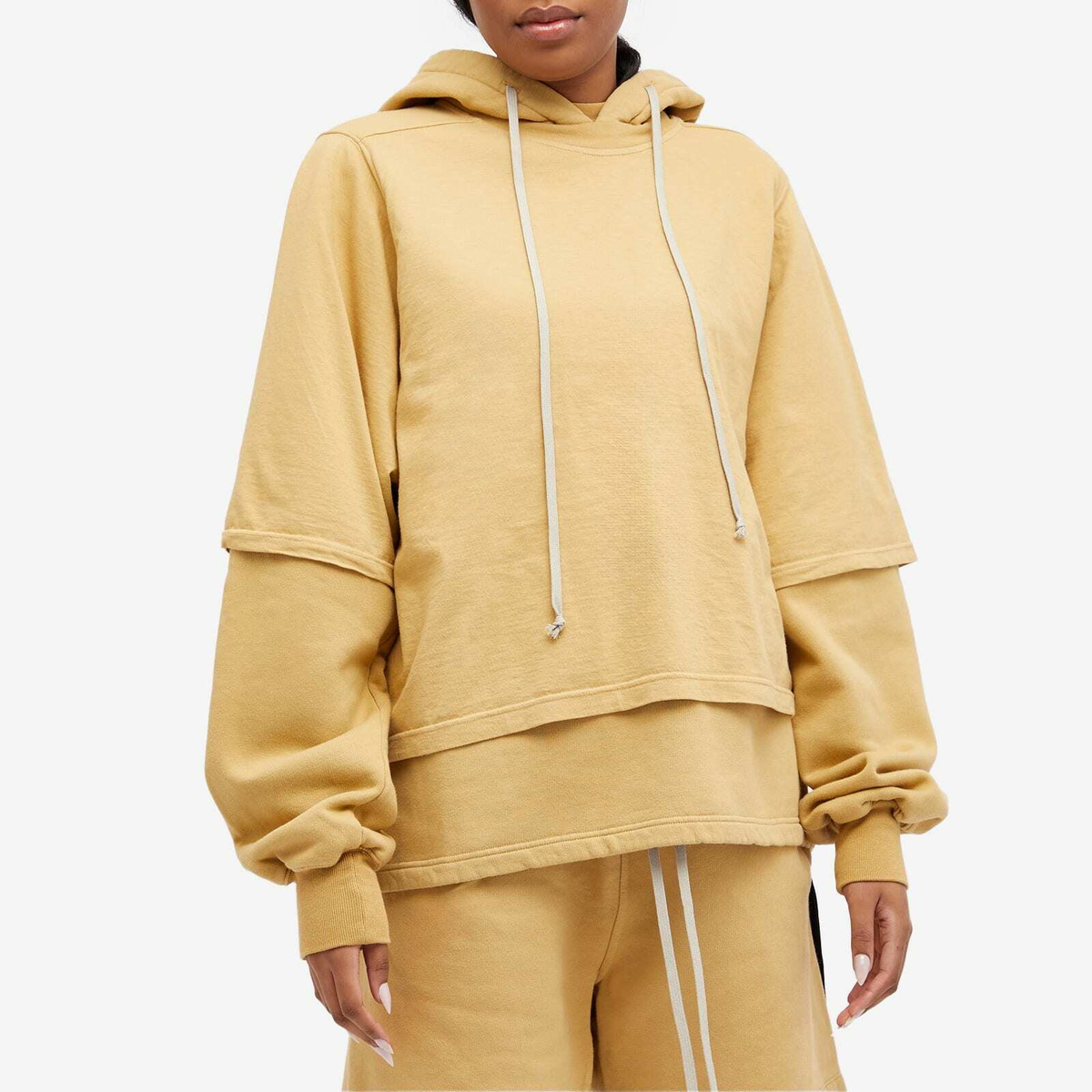 Rick Owens DRKSHDW Hustler Hoodie | Grey | FARFETCH