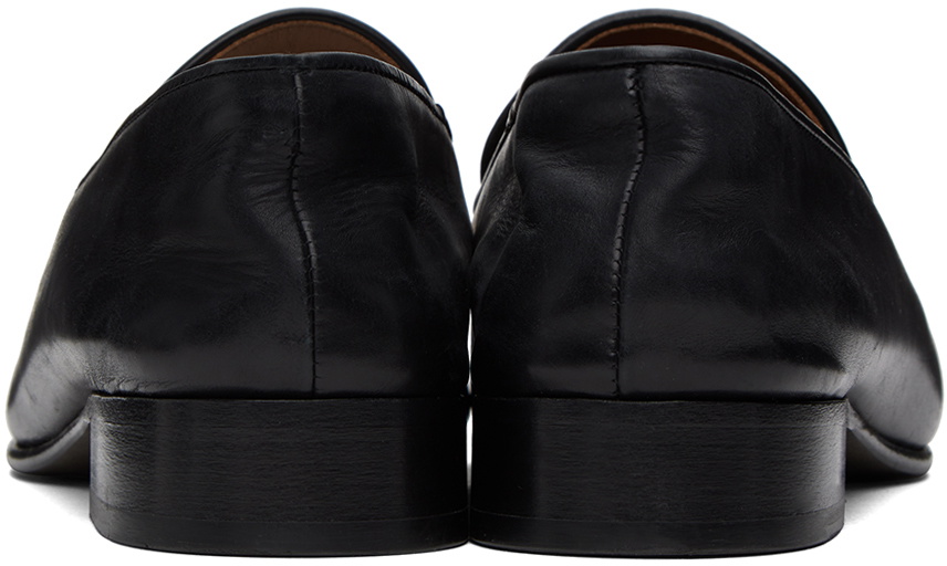 The Row Black Flynn Loafers The Row