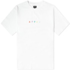 Edwin Men's Katakana Embroidery T-Shirt in White/Multi