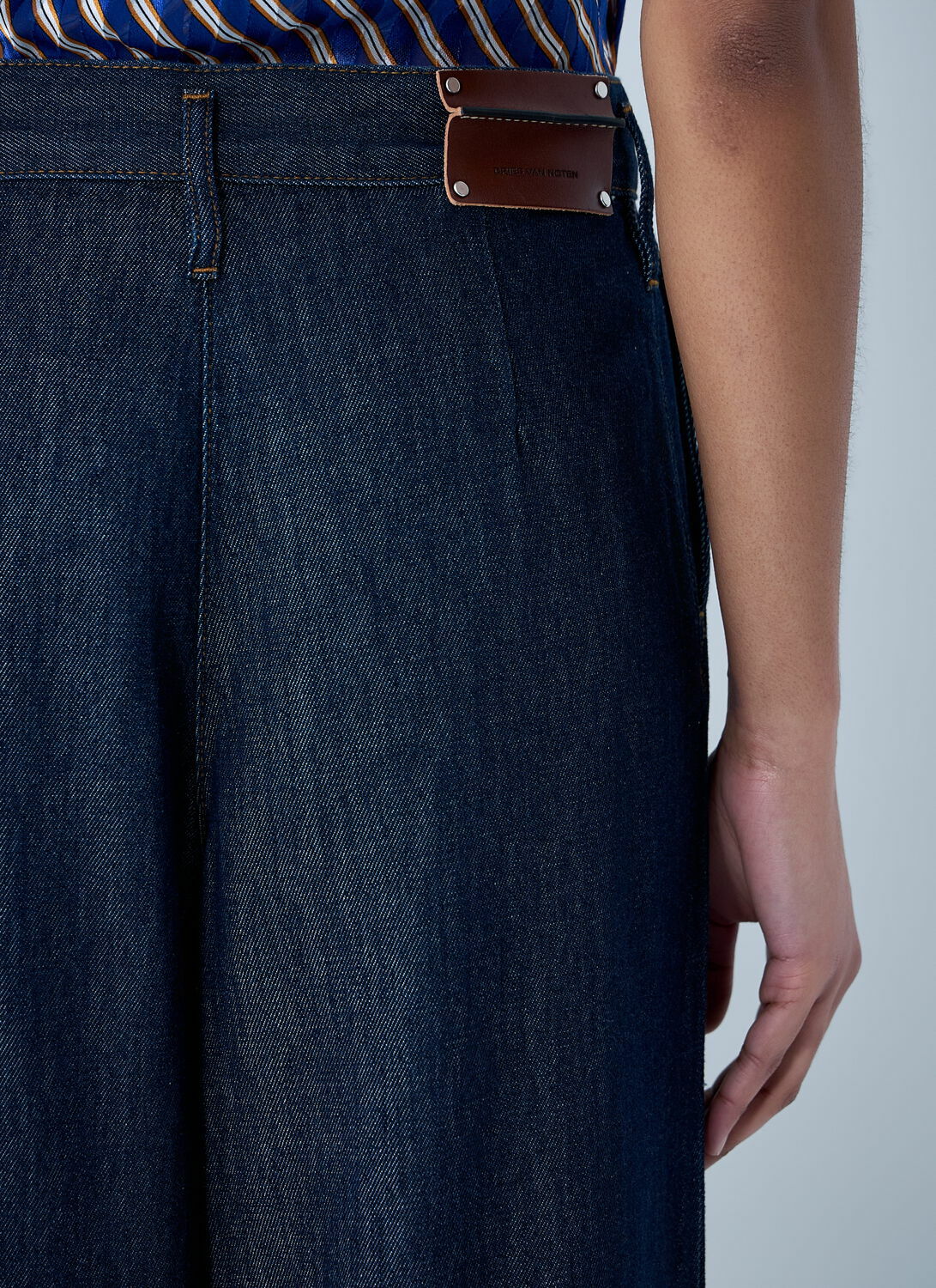 Dries Van Noten Wide-Leg Denim Trousers