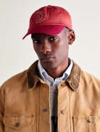 Drake's - Cricketball Logo-Embroidered Cotton-Twill Baseball Cap