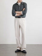Massimo Alba - Raya Cotton-Jersey Polo Shirt - Gray