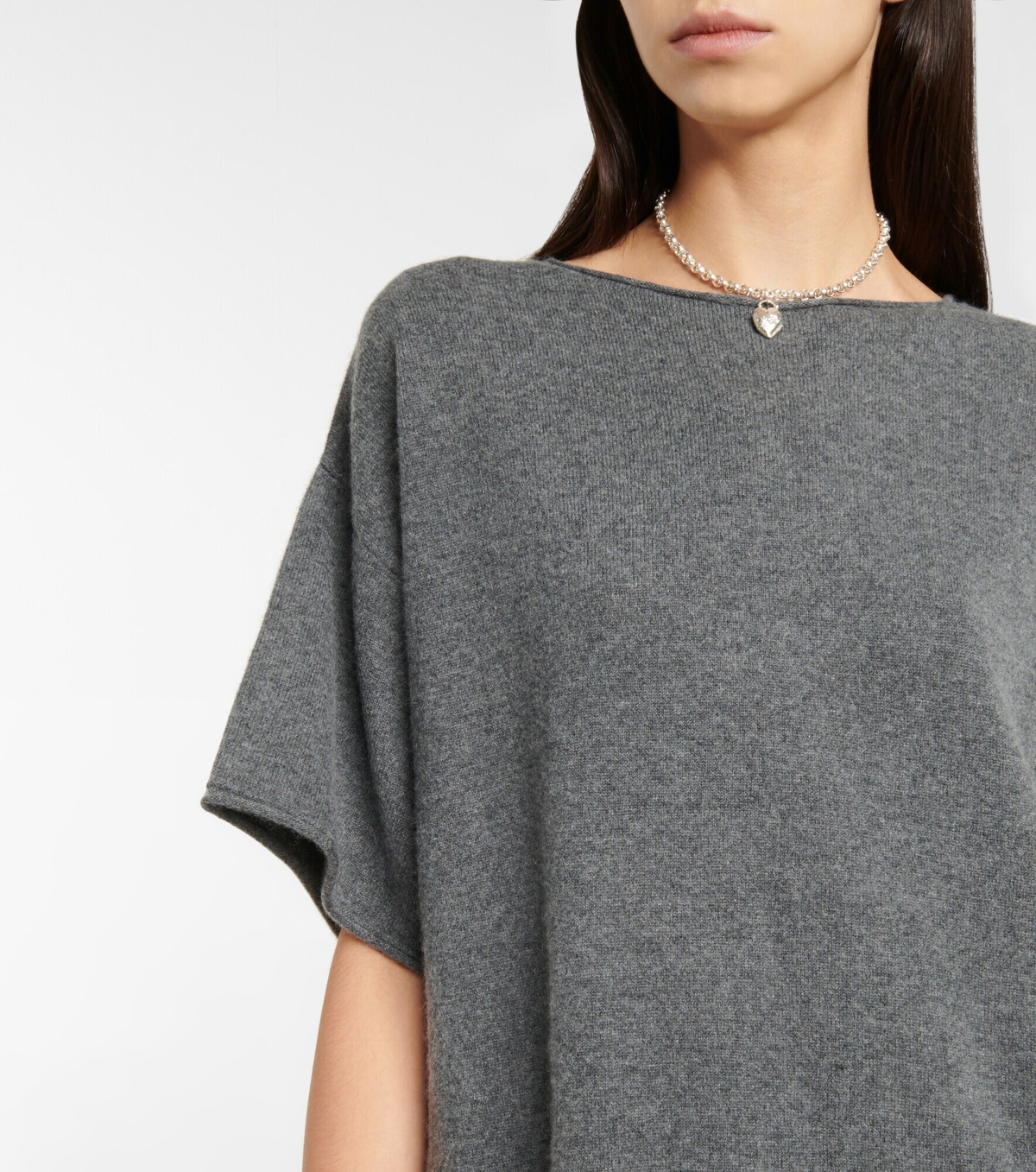 Extreme Cashmere Beige Cashmere Sleeveles Sweater main image 1