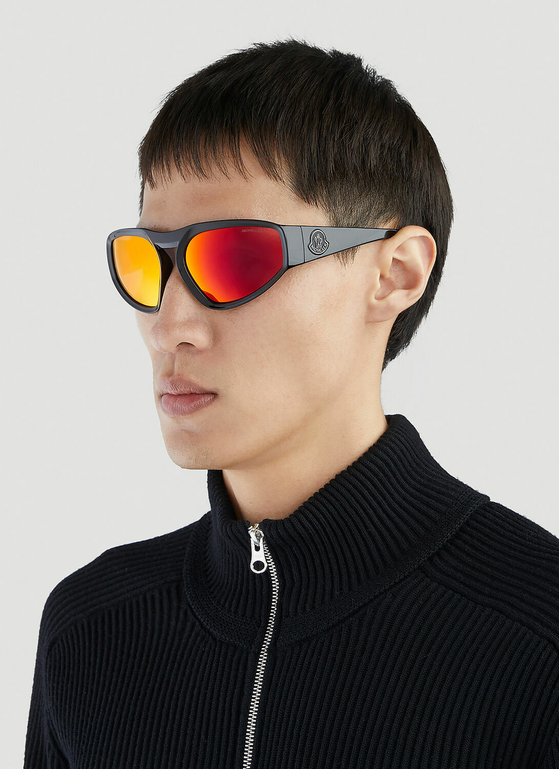 Moncler Pentagra Geometric Sunglasses