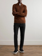 Paul Smith - Tapered Pleated Wool Drawstring Trousers - Black