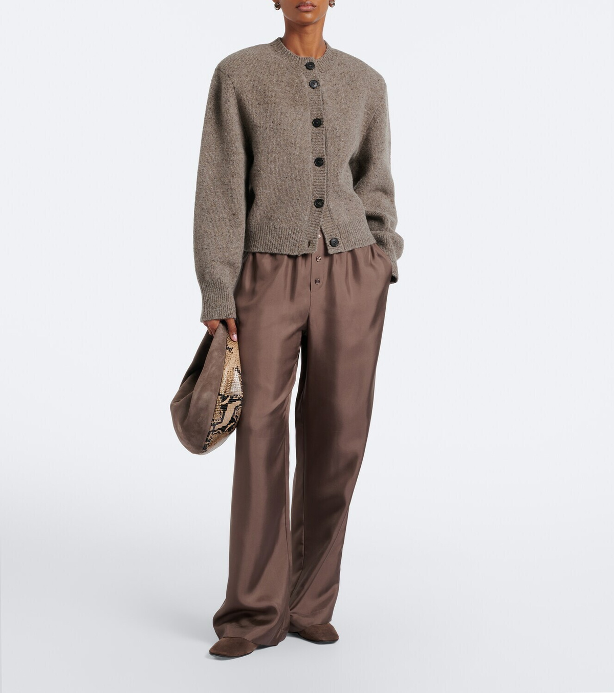 Róhe Silk straight pants
