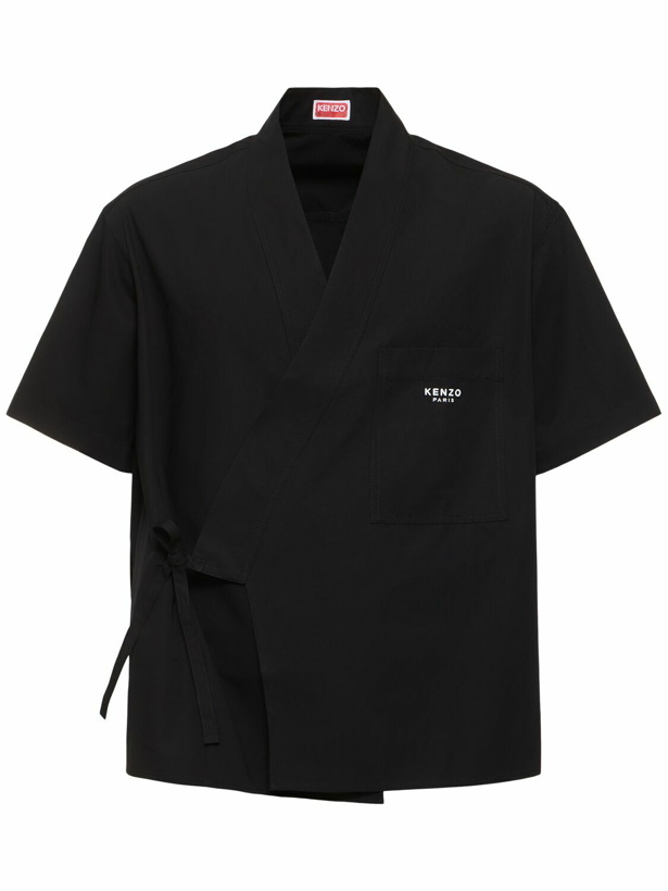 Photo: KENZO PARIS Kimono Cotton Short Sleeve Shirt