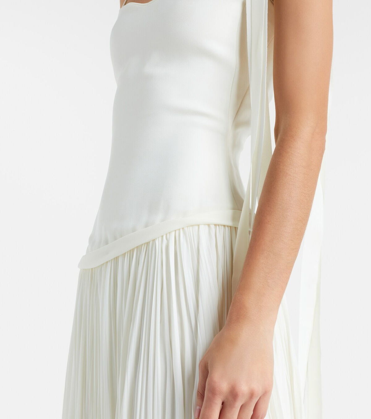 Marmar Halim Ana crêpe and chiffon gown