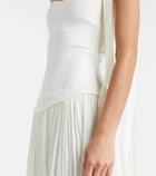 Marmar Halim Ana crêpe and chiffon gown
