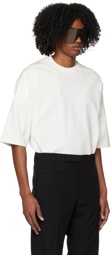 Rick Owens Off-White Paneled T-Shirt