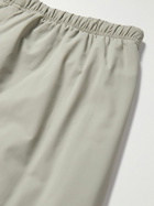 FEAR OF GOD ESSENTIALS - Tapered Logo-Appliquéd Nylon-Blend Track Pants - Gray