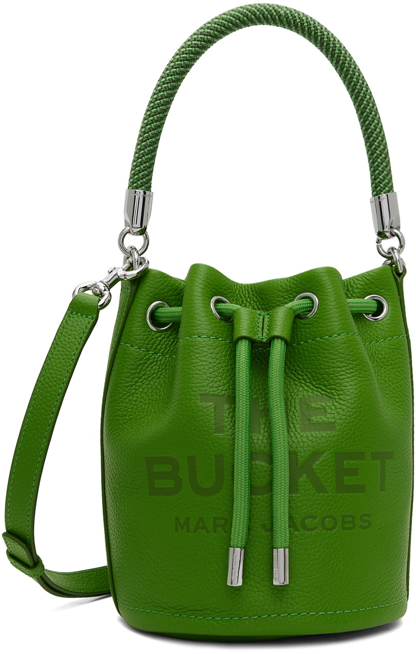 Marc Jacobs グリーン The Leather Bucket バッグ Marc Jacobs Green 'The Leather Bucket' Bag Marc Jacobs