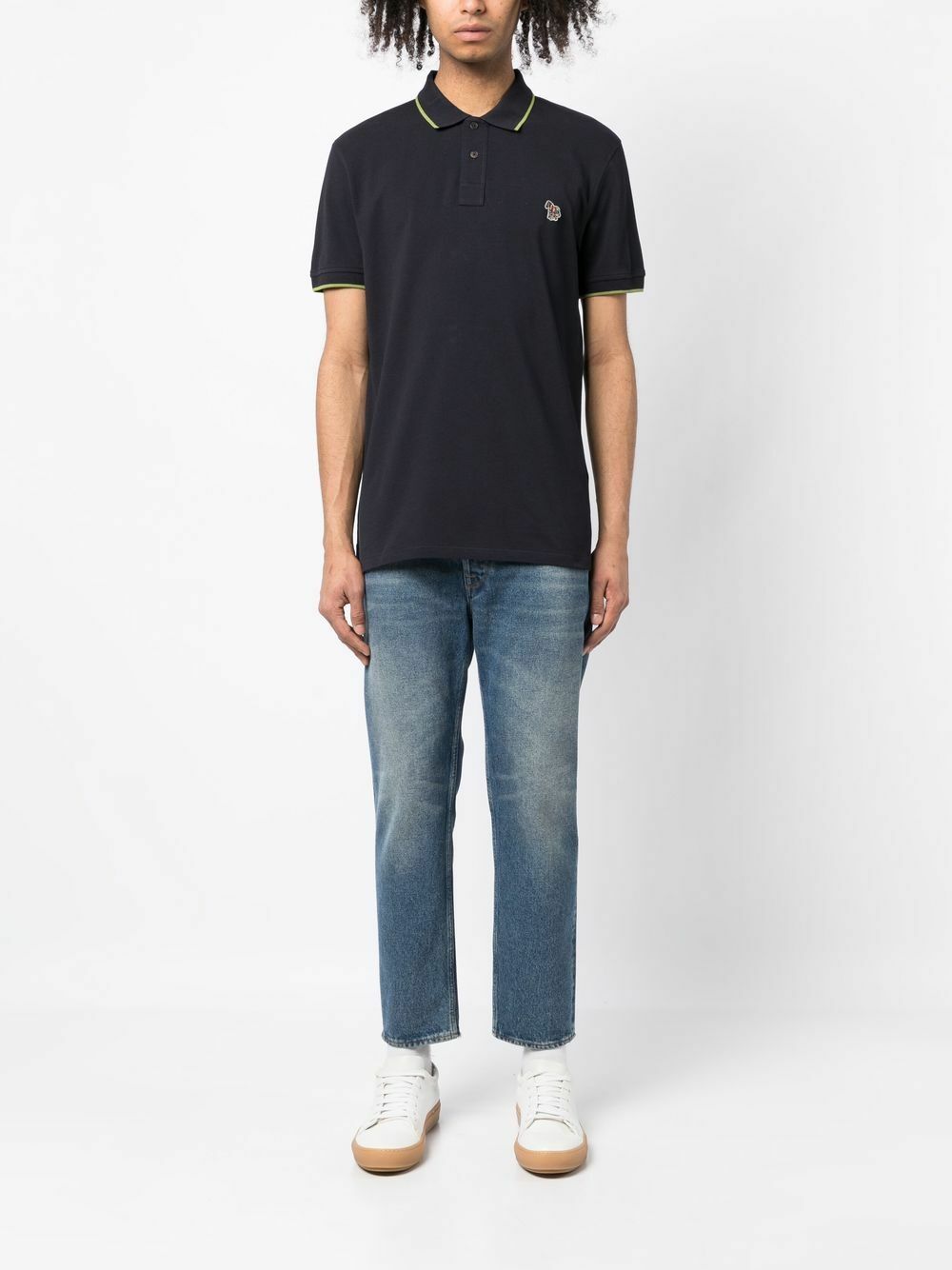 Ps By Paul Smith Men's Polo in Cotone Blue