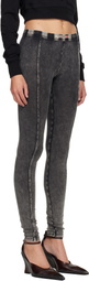 Diesel Gray Athena-Dnm Leggings