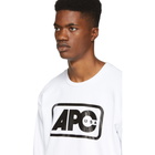 A.P.C. White U.S. Vince Sweatshirt