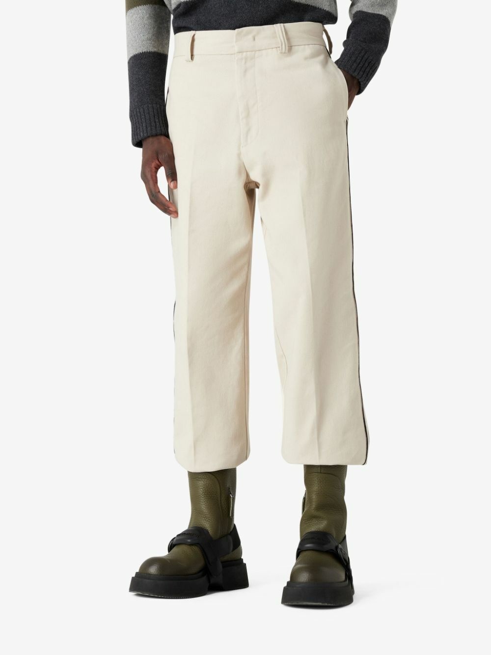 EMPORIO ARMANI - Cotton Chino Trousers