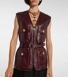 Chloé Belted leather vest
