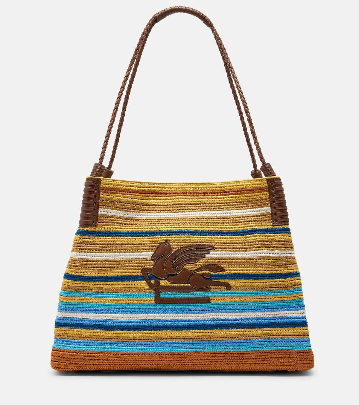 Etro Libra Medium striped tote bag
