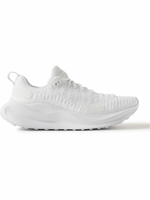 Photo: Nike Running - React Infinity Run 4 Flyknit Sneakers - White