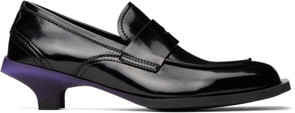 untitlab® Black Heel Loafers
