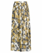 Alessia Santi Womens Maxi skirt Military in Green